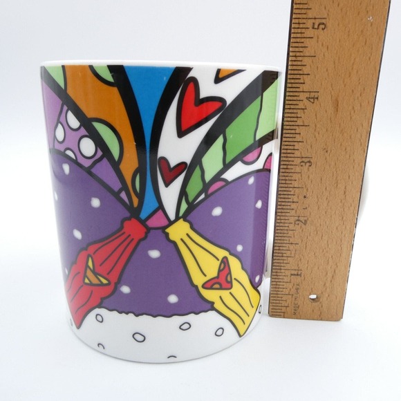 Romero Britto for Coca-Cola Large Mug 2014 Bottles Hearts Love - Picture 12 of 12